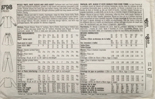 Load image into Gallery viewer, 1988 Vintage Sewing Pattern: Simplicity 8798