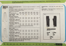 Load image into Gallery viewer, 1979 Vintage Sewing Pattern: Simplicity 8831