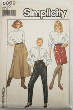 Load image into Gallery viewer, 1988 Vintage Sewing Pattern: Simplicity 8869