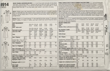 Load image into Gallery viewer, 1988  Vintage Sewing Pattern: Simplicity 8914