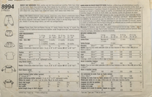 Load image into Gallery viewer, 1989 Vintage Sewing Pattern: Simplicity 8994