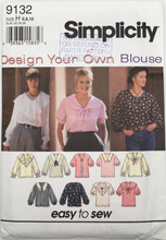 Load image into Gallery viewer, 1994 Vintage Sewing Pattern: Simplicity 9132