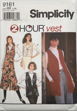 Load image into Gallery viewer, 1994 Vintage Sewing Pattern: Simplicity 9161