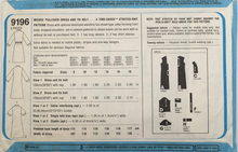 Load image into Gallery viewer, 1979 Vintage Sewing Pattern: Simplicity 9196