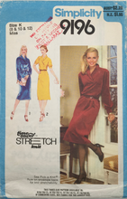 Load image into Gallery viewer, 1979 Vintage Sewing Pattern: Simplicity 9196