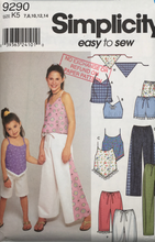 Load image into Gallery viewer, 2000 Sewing Pattern: Simplicity 9290