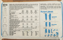 Load image into Gallery viewer, 1980 Vintage Sewing Pattern: Simplicity 9314