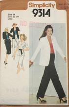 Load image into Gallery viewer, 1980 Vintage Sewing Pattern: Simplicity 9314