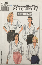 Load image into Gallery viewer, 1989 Vintage Sewing Pattern: Simplicity 9318