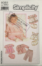Load image into Gallery viewer, 1989 Vintage Sewing Pattern: Simplicity 9351
