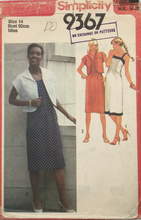 Load image into Gallery viewer, 1980 Vintage Sewing Pattern: Simplicity 9367