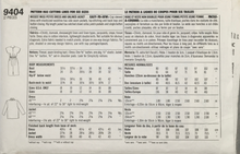 Load image into Gallery viewer, 1989 Vintage Sewing Pattern: Simplicity 9404