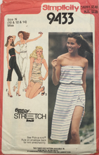 Load image into Gallery viewer, 1980 Vintage Sewing Pattern: Simplicity 9433