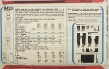 Load image into Gallery viewer, 1980 Vintage Sewing Pattern: Simplicity 9433