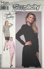 Load image into Gallery viewer, 1989 Vintage Sewing Pattern: Simplicity 9445