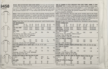 Load image into Gallery viewer, 1989  Vintage Sewing Pattern: Simplicity 9458