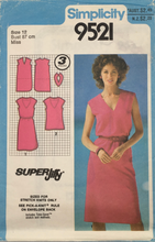 Load image into Gallery viewer, 1980  Vintage Sewing Pattern: Simplicity 9521