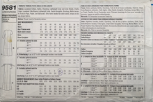 Load image into Gallery viewer, 2001 Sewing Pattern: Simplicity 9581