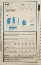 Load image into Gallery viewer, 1980 Vintage Sewing Pattern: Simplicity 9581