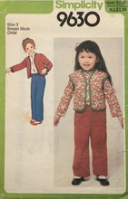 Load image into Gallery viewer, 1980  Vintage Sewing Pattern: Simplicity 9630