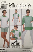 Load image into Gallery viewer, 1990 Vintage Sewing Pattern: Simplicity 9722