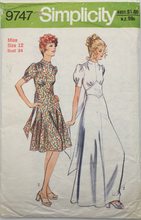 Load image into Gallery viewer, 1972 Vintage Sewing Pattern: Simplicity 9747