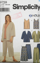 Load image into Gallery viewer, 2001 Sewing Pattern: Simplicity 9759