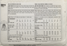 Load image into Gallery viewer, 1990 Vintage Sewing Pattern: Simplicity 9811