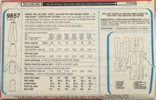 Load image into Gallery viewer, 1981 Vintage Sewing Pattern: Simplicity 9857