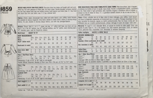 Load image into Gallery viewer, 1990 Vintage Sewing Pattern: Simplicity 9859