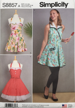 Load image into Gallery viewer, 1950's Reproduction Vintage Sewing Pattern: Simplicity S8857