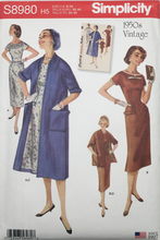 Load image into Gallery viewer, 1950’s Reproduction Sewing Pattern: Simplicity S8980