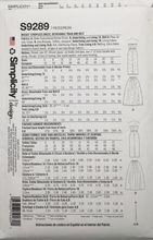 Load image into Gallery viewer, 2021 Sewing Pattern: Simplicity S9289