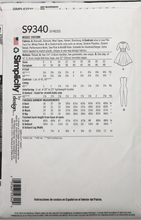 Load image into Gallery viewer, 2021 Sewing Pattern: Simplicity S9340