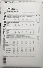 Load image into Gallery viewer, 2021 Sewing Pattern: Simplicity S9344
