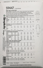 Load image into Gallery viewer, 1960’s Reproduction  Sewing Pattern: Simplicity S9447