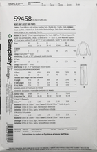 Load image into Gallery viewer, 2021 Sewing Pattern: Simplicity S9458