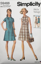 Load image into Gallery viewer, 1960’s Reproduction  Sewing Pattern: Simplicity S9466
