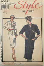 Load image into Gallery viewer, 1986 Vintage Sewing Pattern: Style  1003