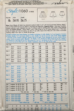 Load image into Gallery viewer, 1986 Vintage Sewing Pattern: Style 1060