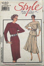 Load image into Gallery viewer, 1986 Vintage Sewing Pattern: Style  1080