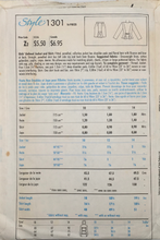 Load image into Gallery viewer, 1988 Vintage Sewing Pattern: Style 1301