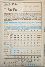 Load image into Gallery viewer, 1988 Vintage Sewing Pattern: Style 1364