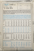 Load image into Gallery viewer, 1988 Vintage Sewing Pattern: Style 1440