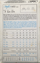 Load image into Gallery viewer, 1988 Vintage Sewing Pattern: Style 1452