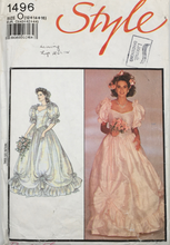 Load image into Gallery viewer, 1980’s Vintage Sewing Pattern: Style 1496