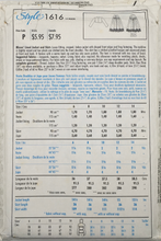 Load image into Gallery viewer, 1988 Vintage Sewing Pattern: Style 1616