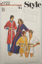 Load image into Gallery viewer, 1984 Vintage Sewing Pattern: Style 1722