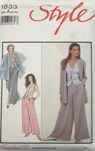 Load image into Gallery viewer, 1990 Vintage Sewing Pattern: Style 1833
