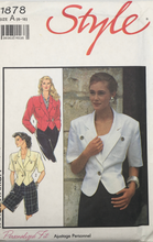 Load image into Gallery viewer, 1990 Vintage Sewing Pattern: Style 1878